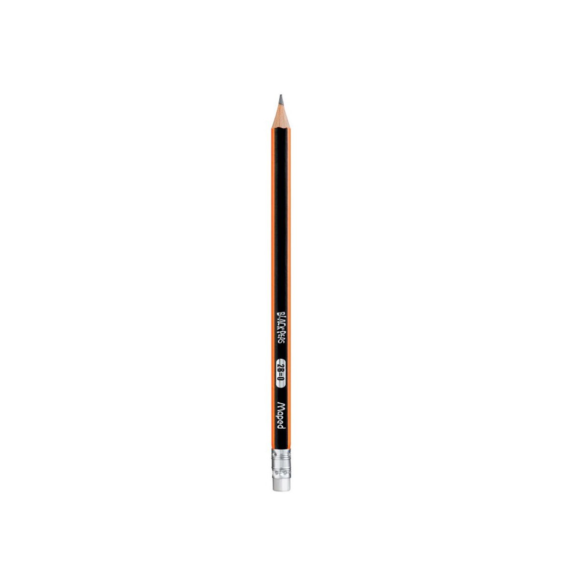 MAPED BLACK'PEPS GRAPHITE PENCIL 2B X 12 - Image 2